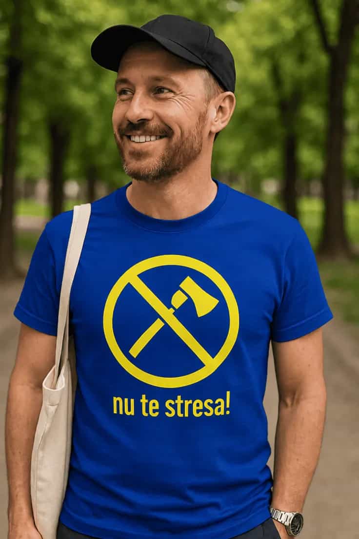 Tricou amuzant Nu te stresa - nu te stresa!