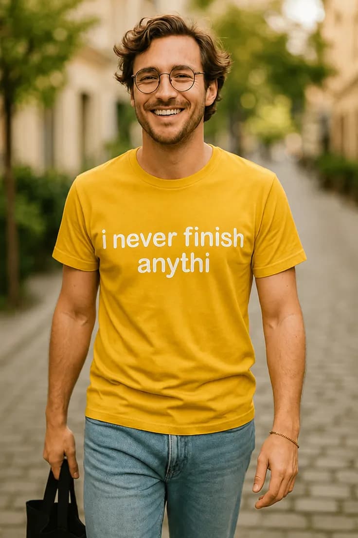 Tricou amuzant Nu termin niciodată