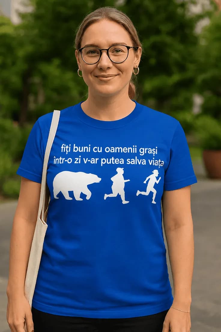 Tricou amuzant Oameni grași salvatori