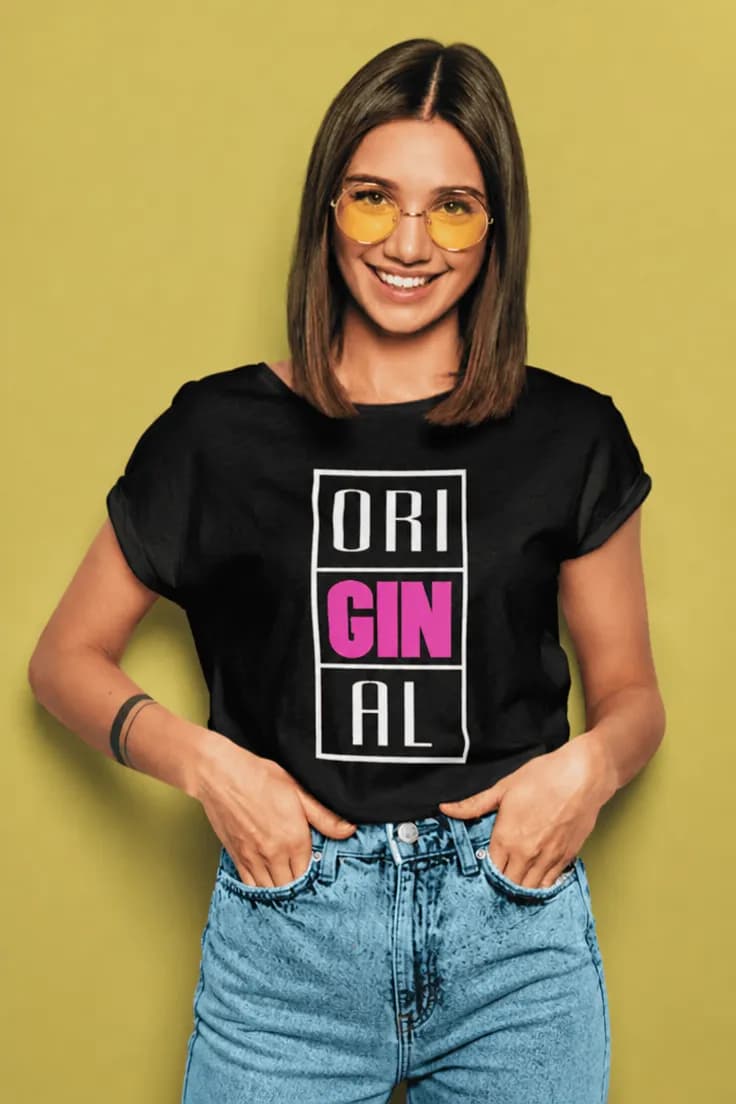 Tricou amuzant Original - ORI GIN AL