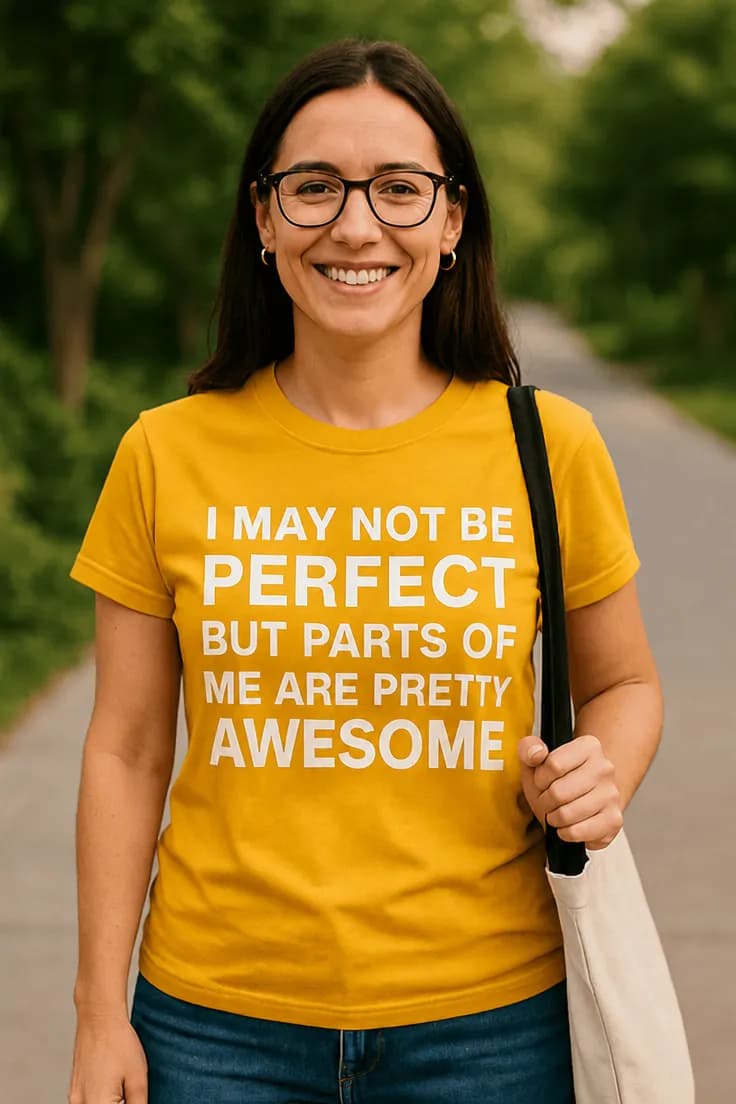 Tricou amuzant Părți din mine grozave - I MAY NOT