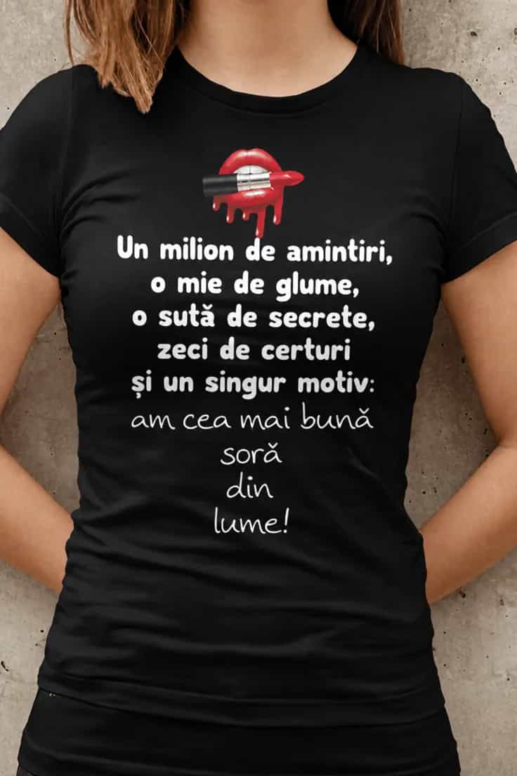 Tricou amuzant Pentru cea mai bună soră