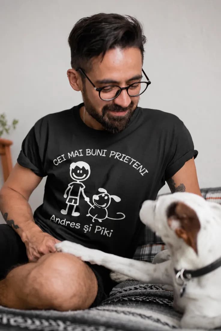 Tricou cei mai buni prieteni cu nume la alegere