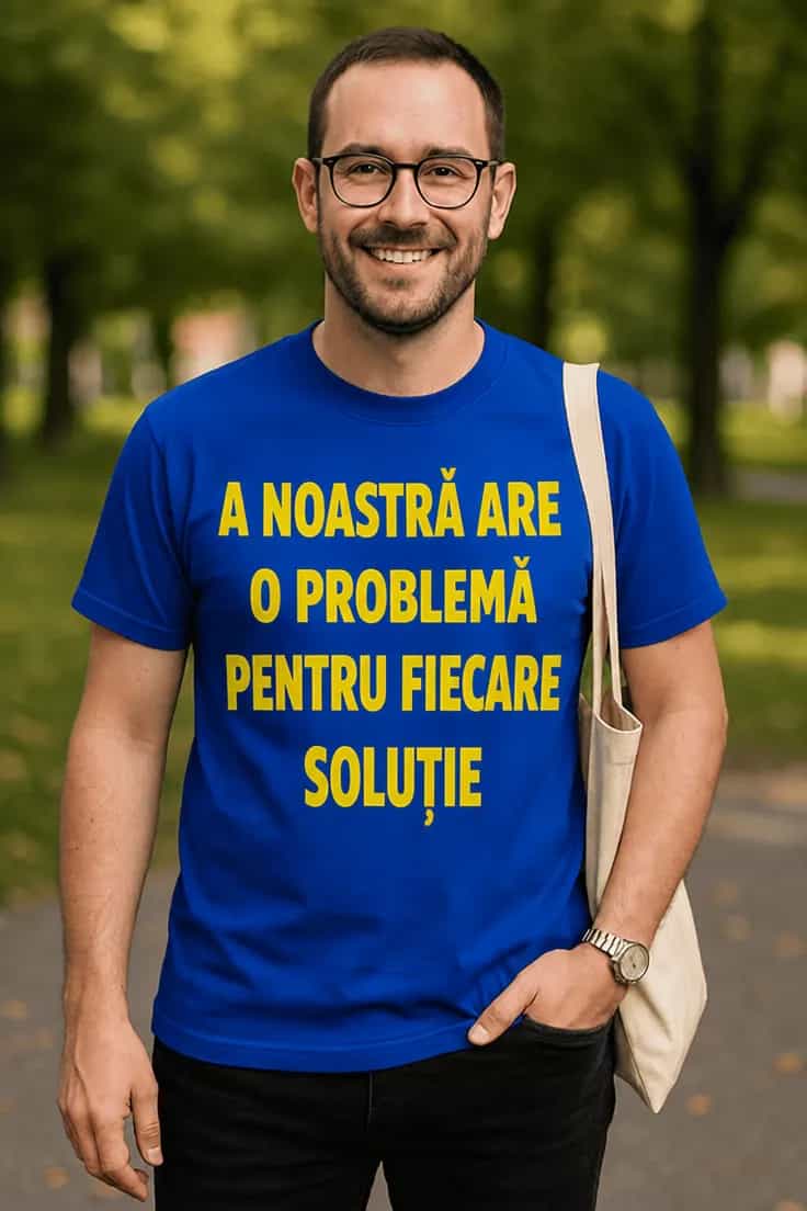 Tricou amuzant Problemă pentru fiecare soluție