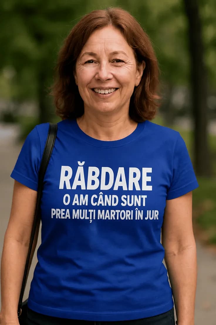 Tricou amuzant Răbdare cu martori - RĂBDARE