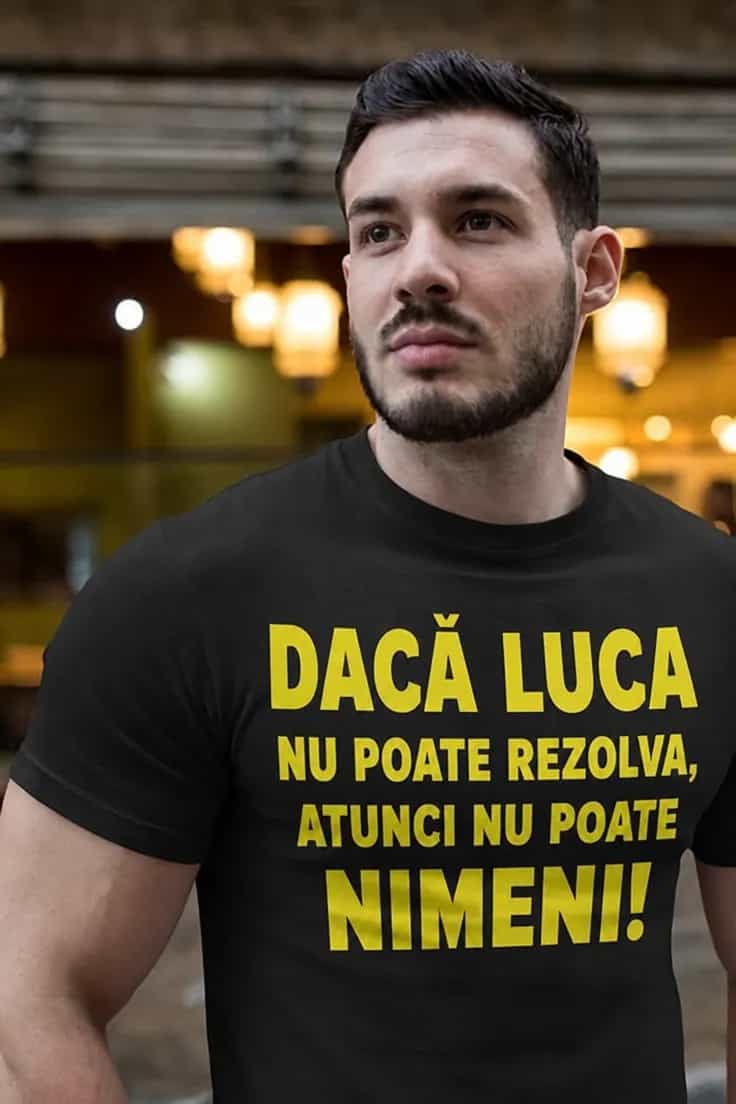 Tricou amuzant Rezolvă tot cu nume personalizat