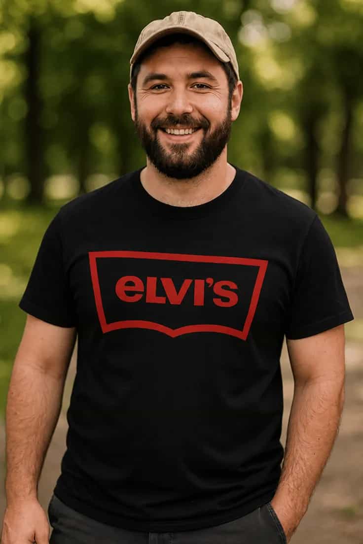 Tricou amuzant Rock and roll eLVI'S