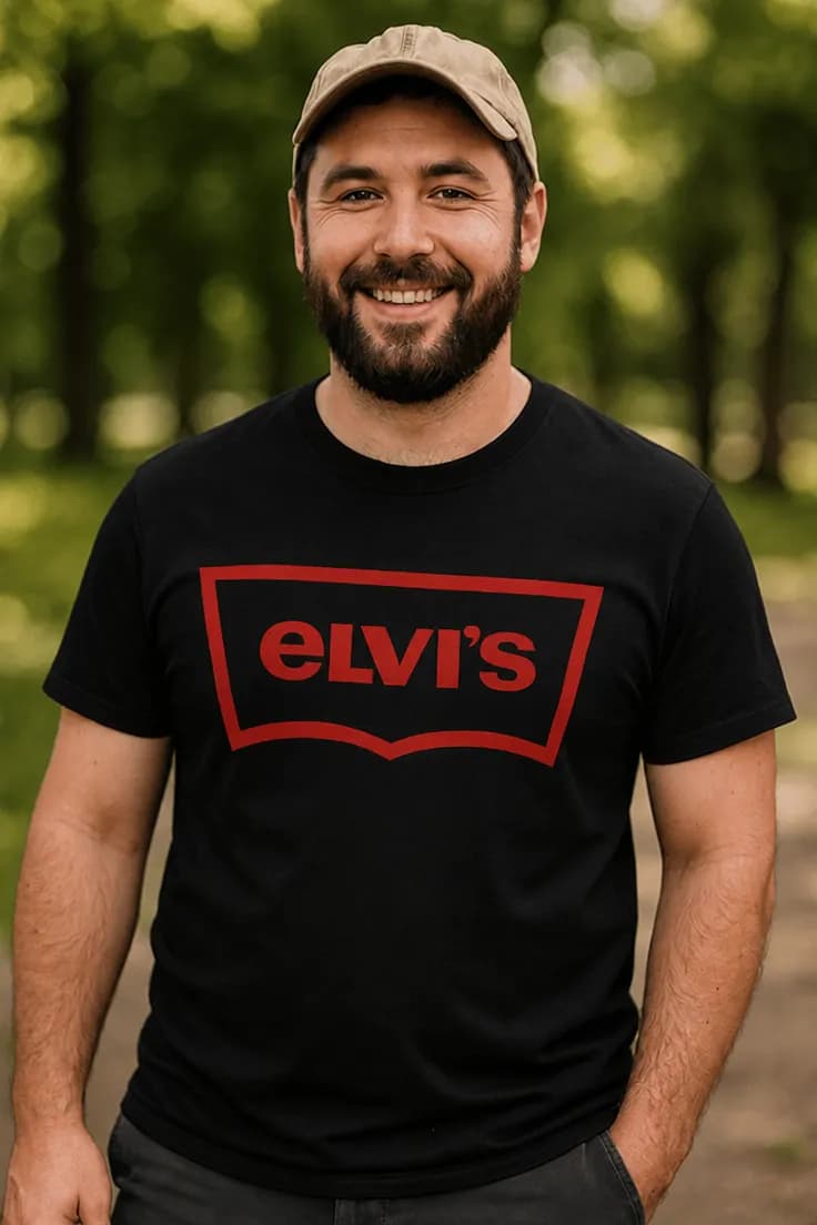 Tricou amuzant Rock and roll eLVI'S