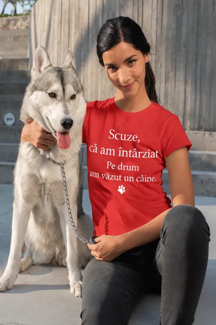 Tricou amuzant Scuze că am întârziat