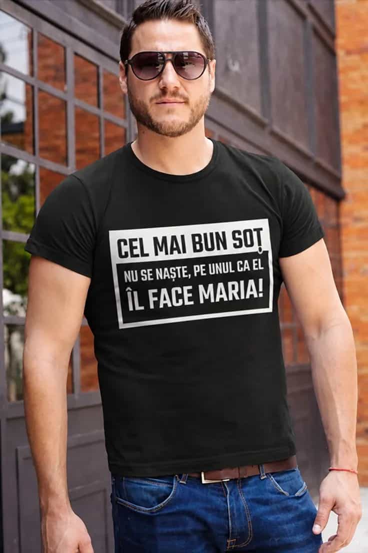 Tricou amuzant Soț perfect cu nume personalizat