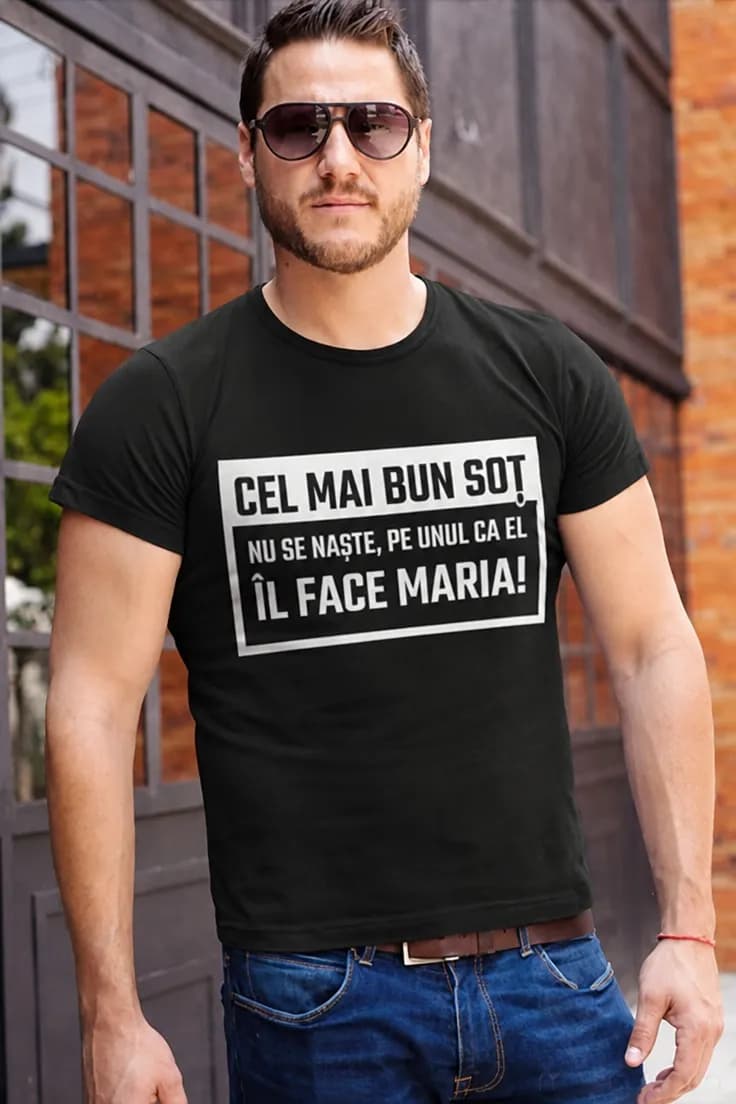Tricou amuzant Soț perfect cu nume personalizat