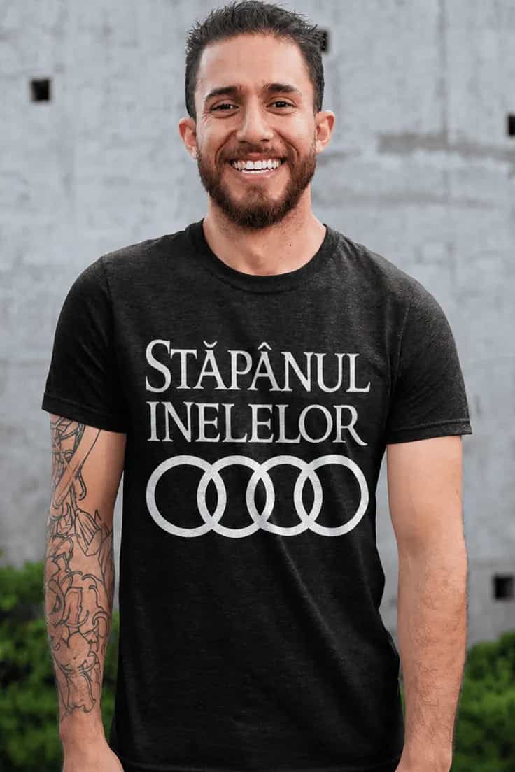 Tricou amuzant Stăpânul inelelor – STĂPÂNUL INELELOR