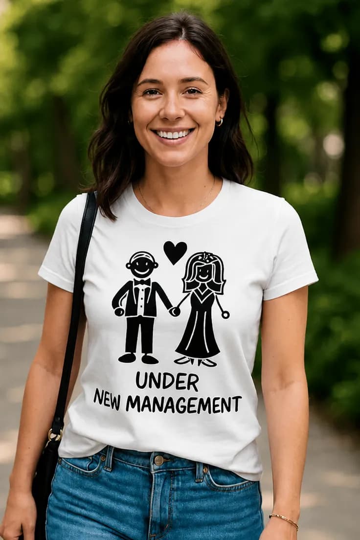 Tricou amuzant sub conducere nouă | 25 UNDER NEW MANAGEMENT