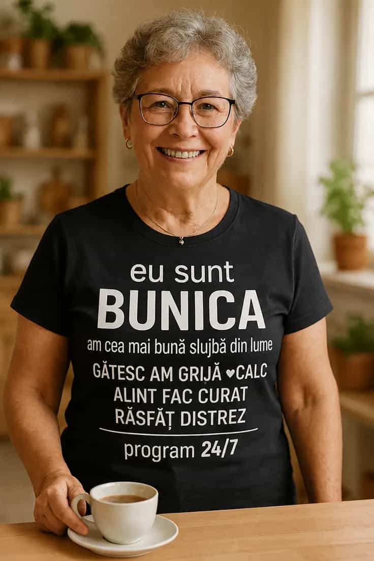 Tricou amuzant Sunt bunica perfectă - eu sunt