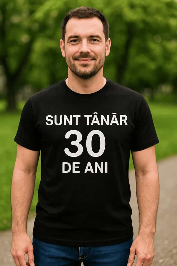 Tricou amuzant Tânăr la 30 de ani