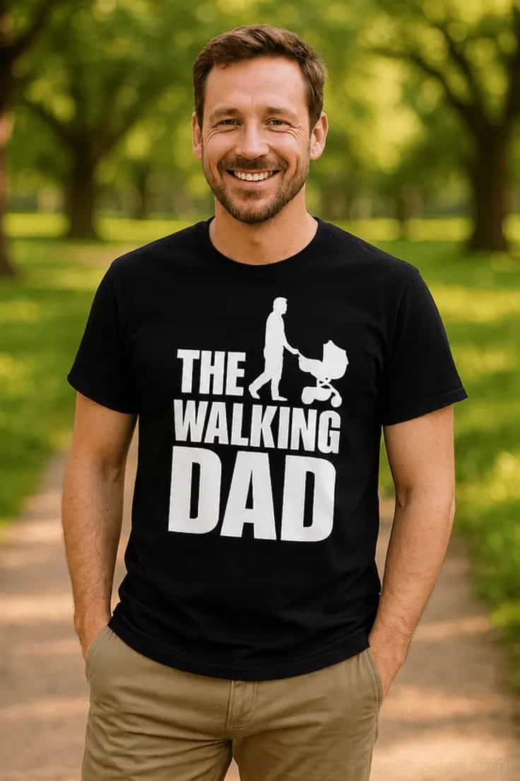 Tricou amuzant The walking dad – THE WALKING DAD