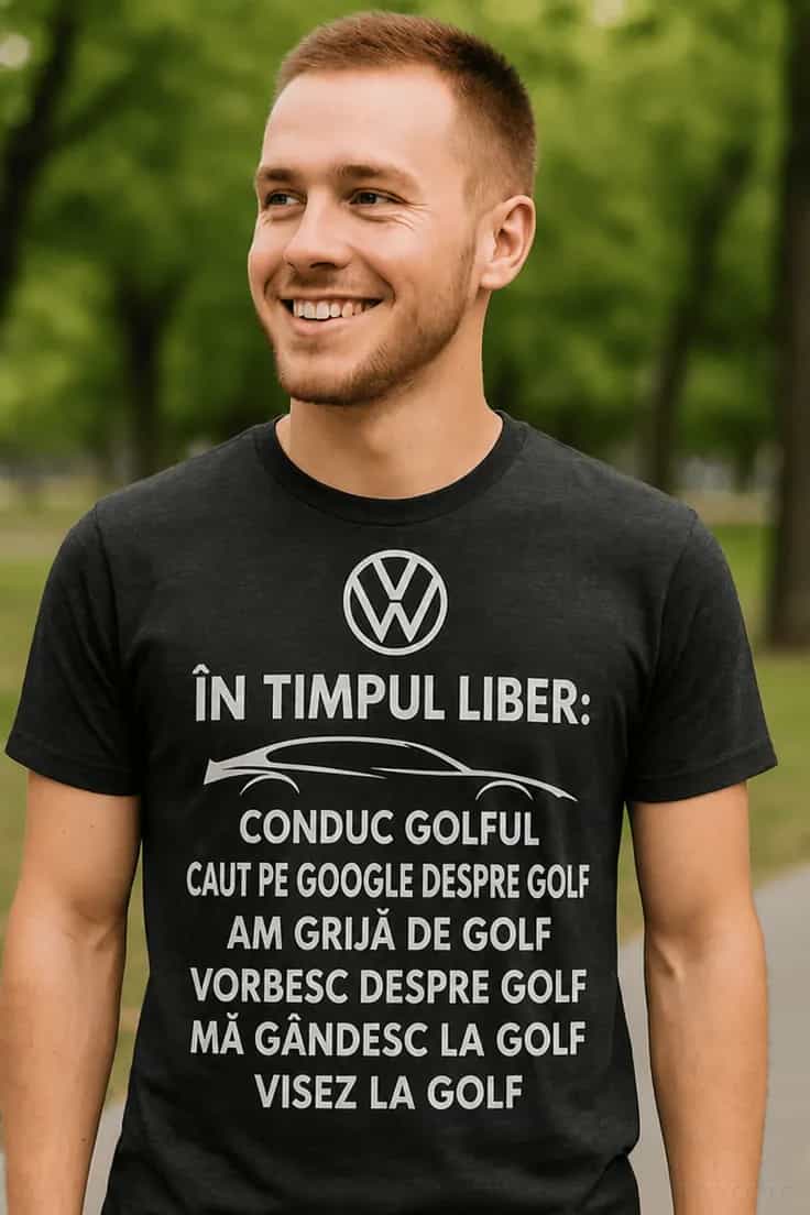 Tricou amuzant timpul liber cu Golf