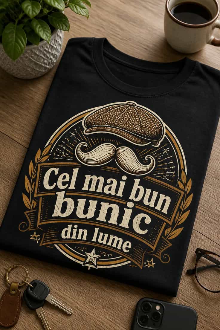 Tricou pentru bunic – Cel mai bun bunic din lume