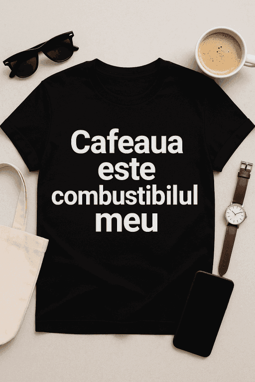 Tricou – Cafeaua este combustibilul meu