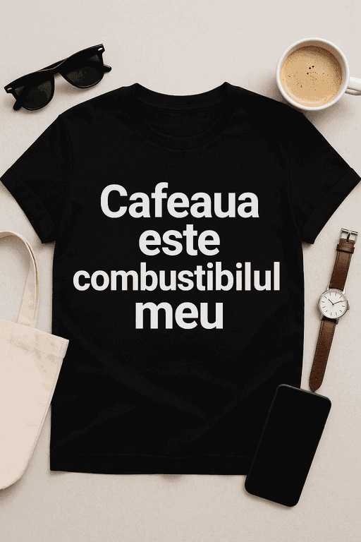 Tricou – Cafeaua este combustibilul meu