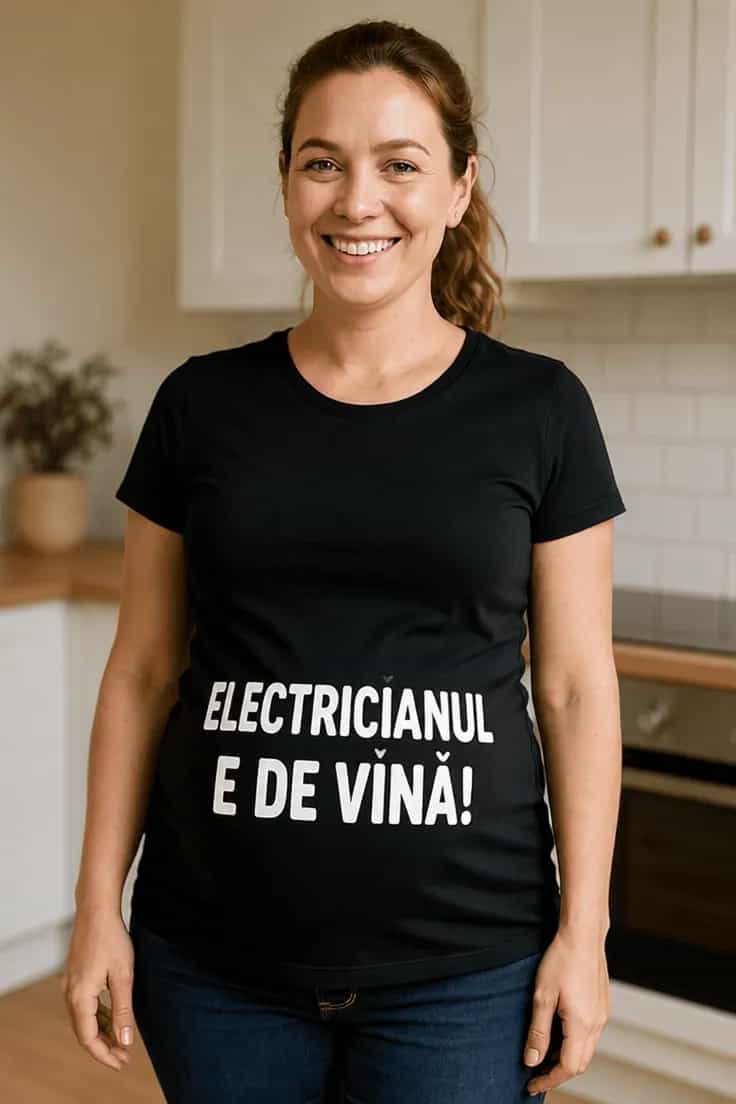 Tricou de gravidă e de vină cu meseria la alegere