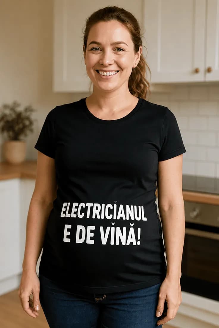 Tricou de gravidă e de vină cu meseria la alegere