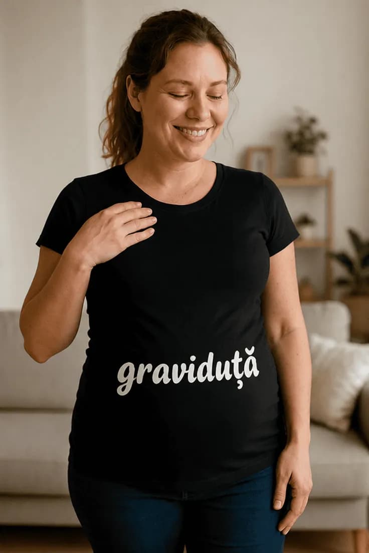 Tricou de gravidă Graviduță