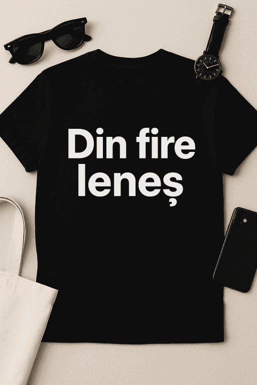Tricou Din fire leneș
