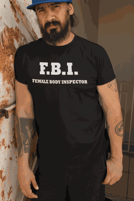 FBI FEMALE BODY INSPECTOR - Tricou