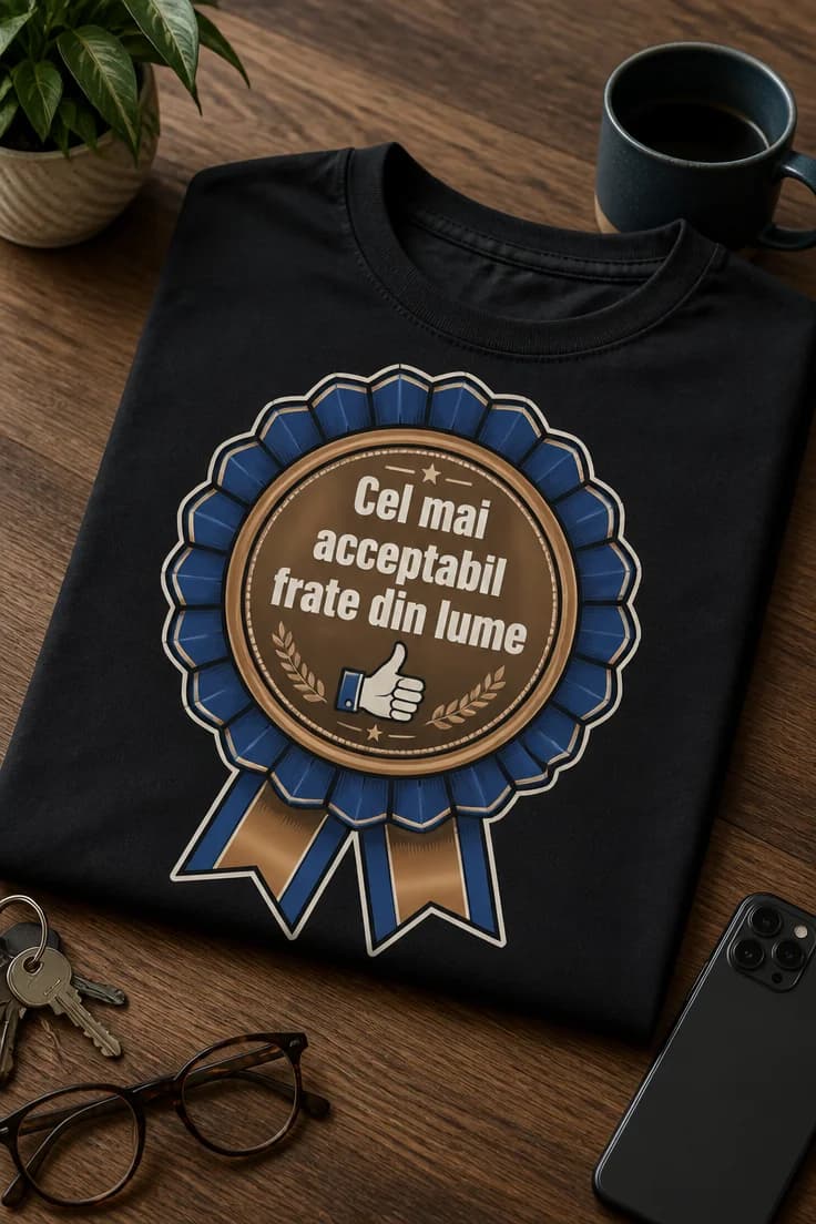 Tricou cel mai acceptabil frate din lume