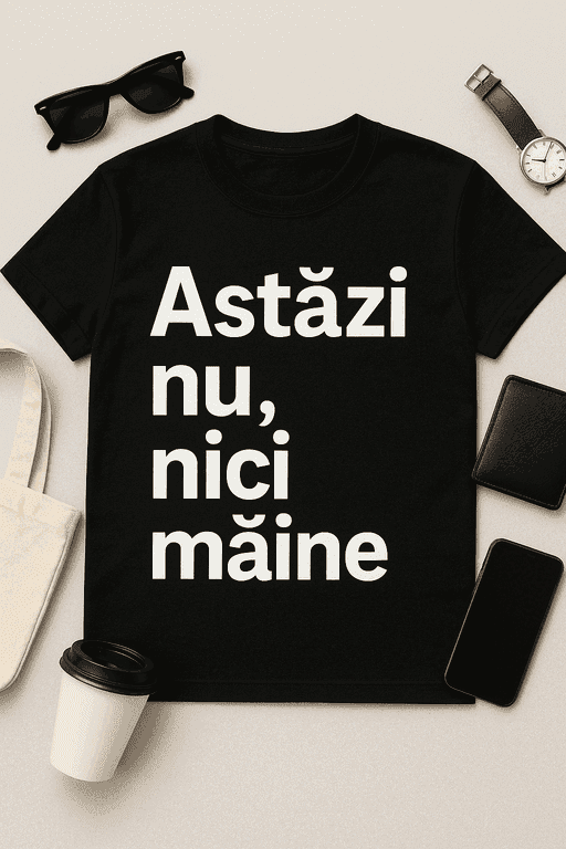 Tricou Haios - Astăzi nu, nici mâine
