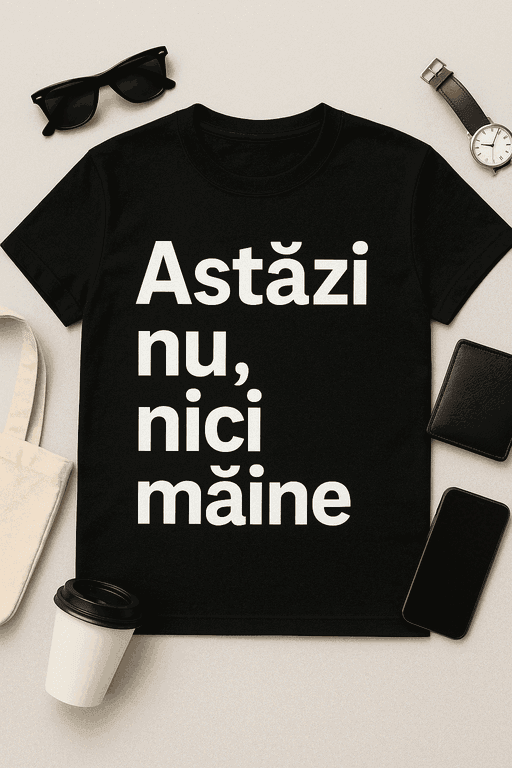 Tricou Haios - Astăzi nu, nici mâine