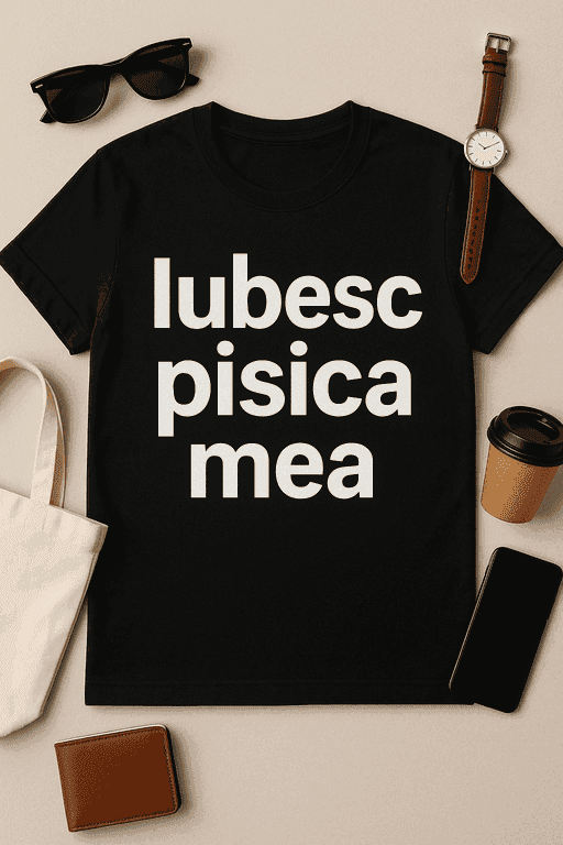 Tricou iubesc pisica mea, pentru iubitorii de feline