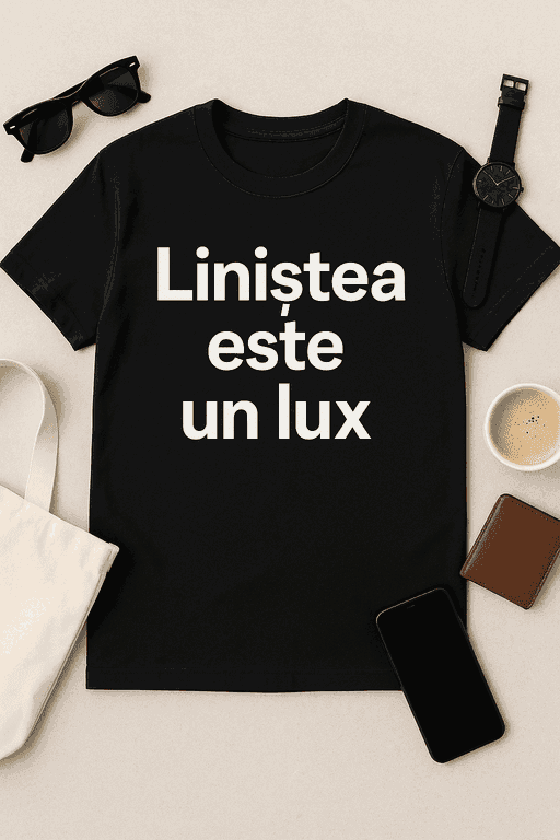 Tricou Liniștea Este un Lux