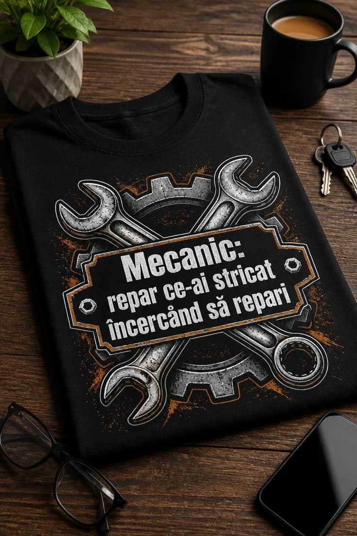 Tricou mecanic repar ce ai stricat încercând să repari