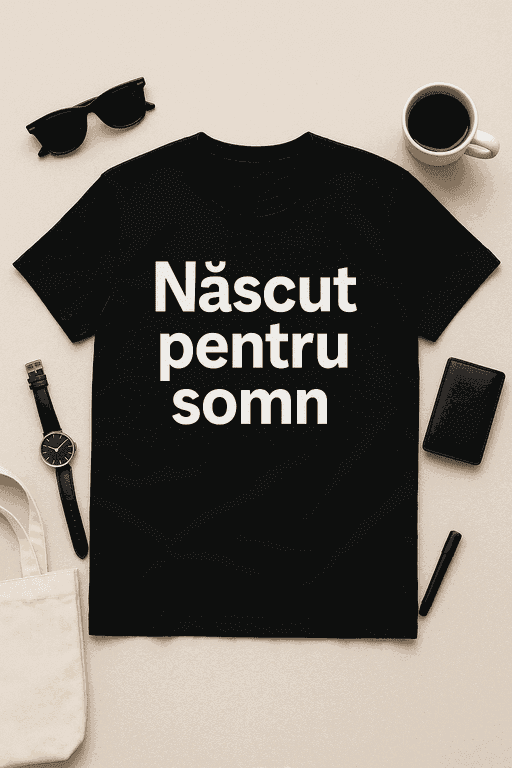 Tricou Născut pentru somn 2