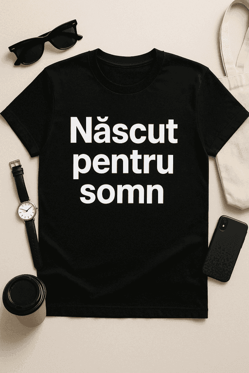 Tricou Născut pentru somn