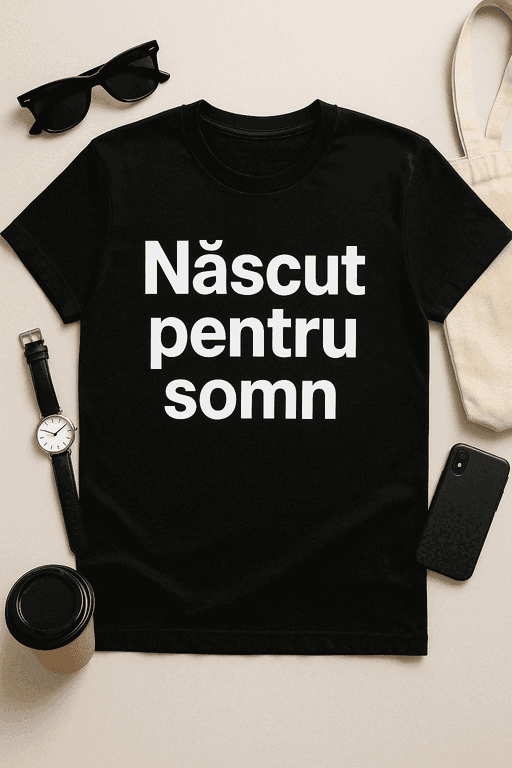 Tricou Născut pentru somn