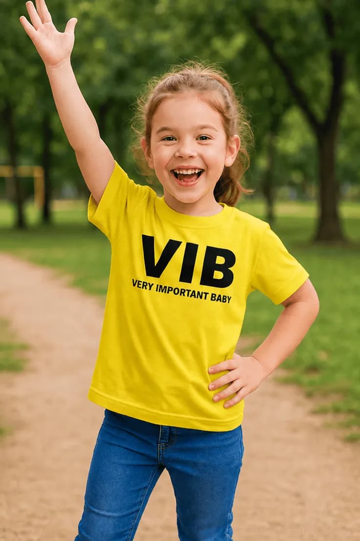 Tricou pentru copii Bebeluș foarte important VIB