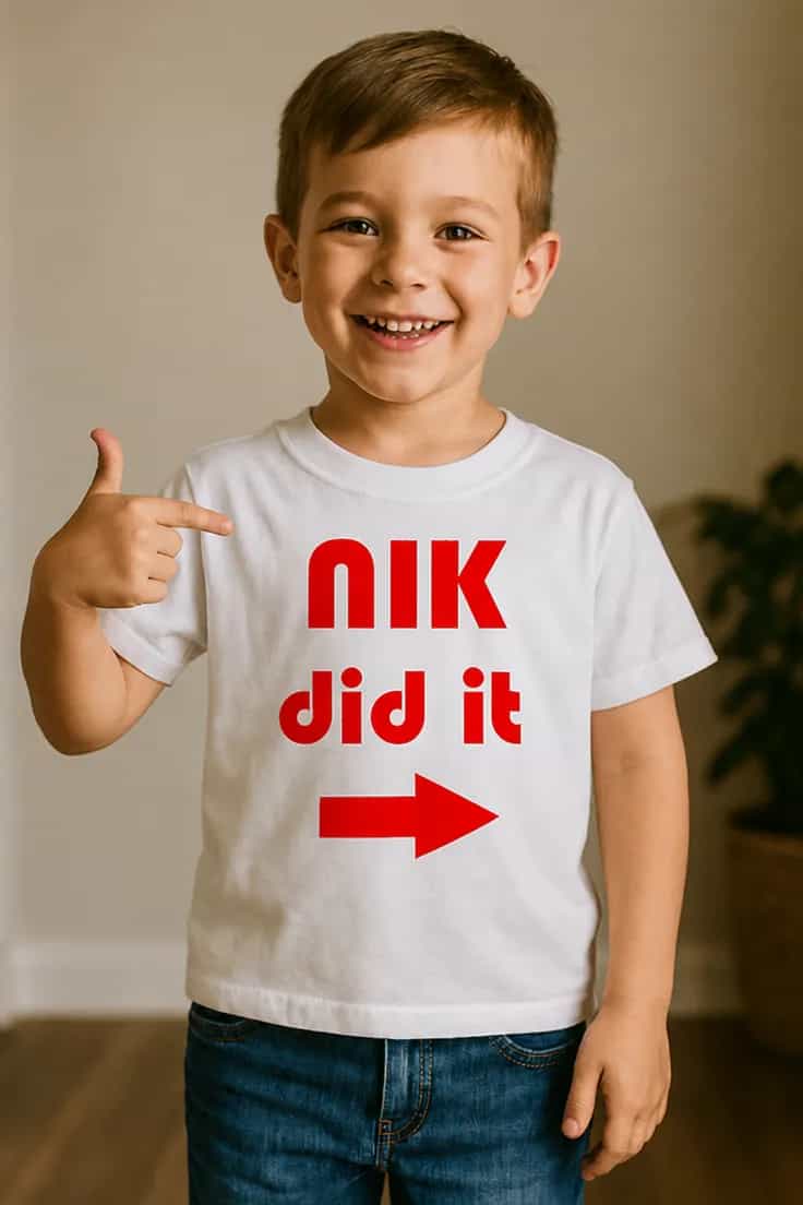 Tricou pentru copii Did it cu nume personalizat