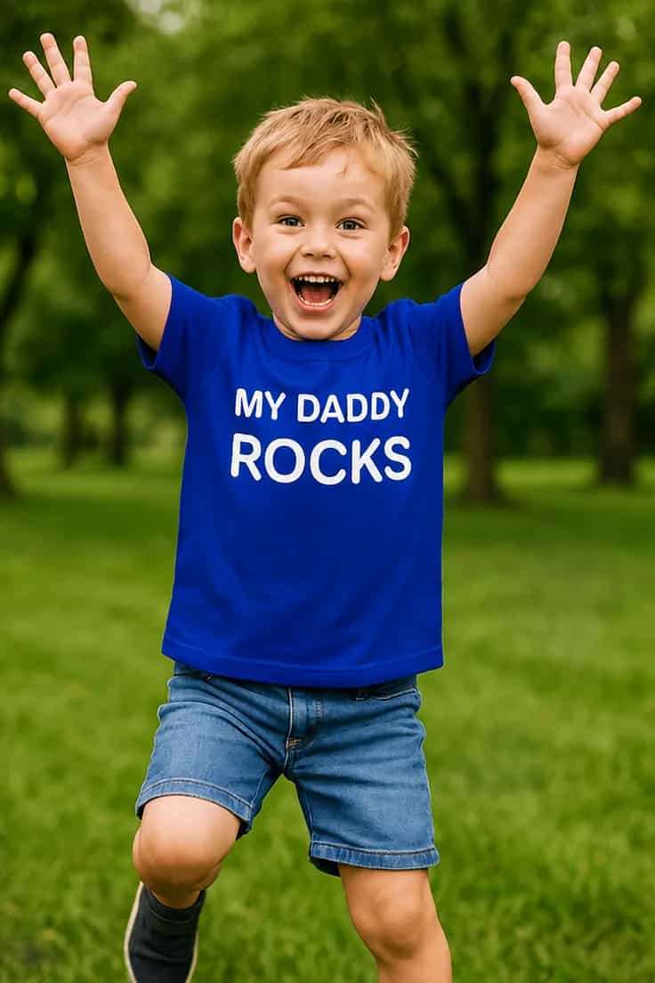 Tricou pentru copii Tati e cel mai tare