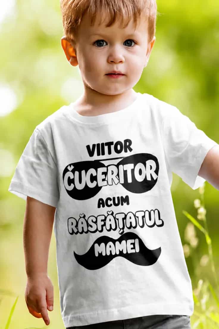 Tricou pentru copii viitor cuceritor - VIITOR