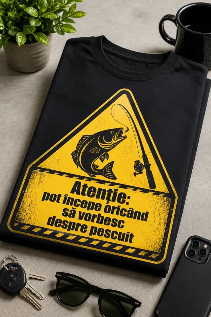 Tricou pescuit pot începe oricând să vorbesc de pescuit
