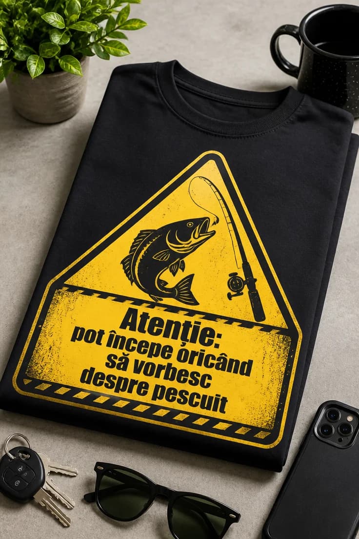 Tricou pescuit pot începe oricând să vorbesc de pescuit