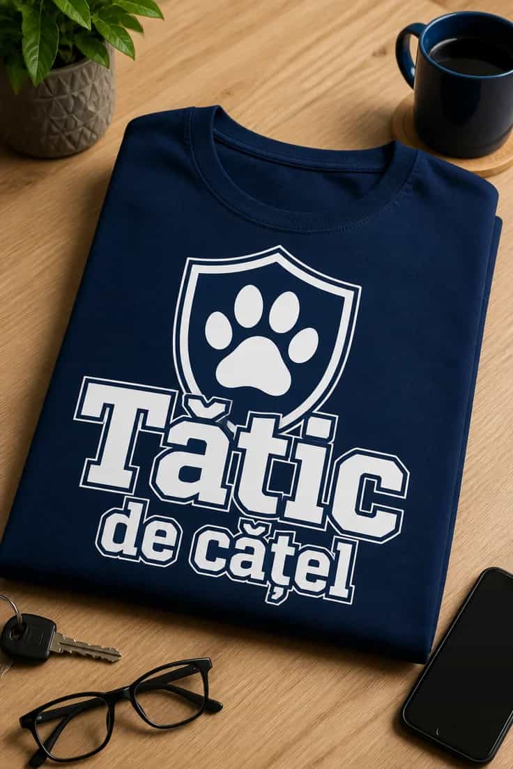 Tricou „Tătic de cățel”