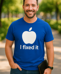 I fixed it - Tricou albastru amuzant
