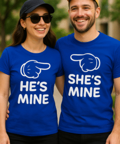 HE'S MINE, SHE'S MINE - Tricouri (set)