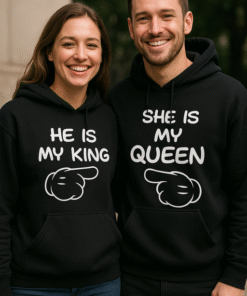My King and Queen - Set de hanorace