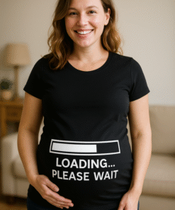 LOADING... PLEASE WAIT - Tricou pentru gravide