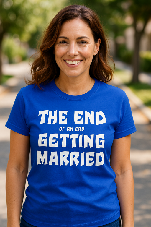 THE END OF AN ERA (față), GETTING MARRIED (spate) - Tricou